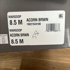 Style & Co. Acorn Brown Heeled Boots New in Box